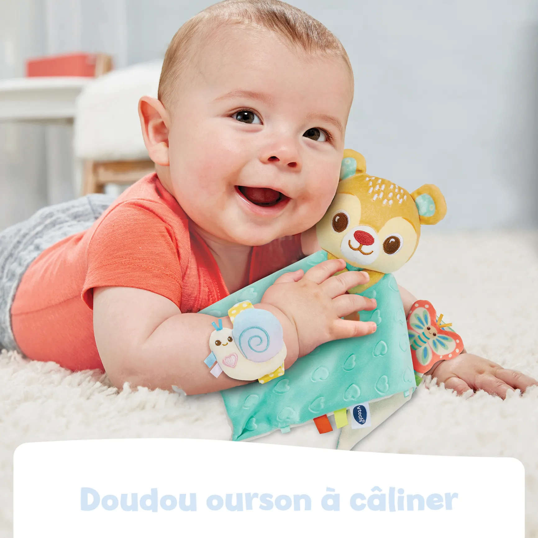 Coffret naissance toudoux - Doudou et bracelets hochets