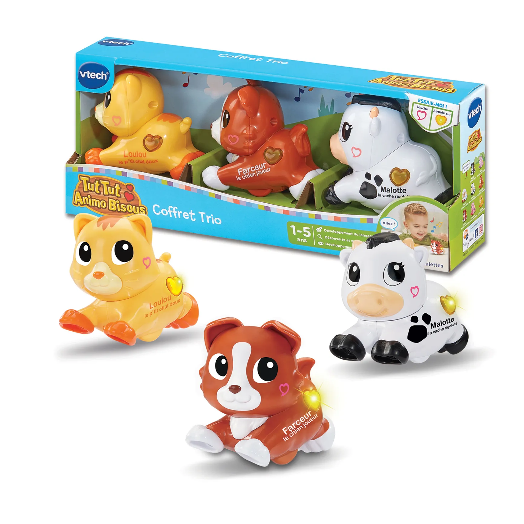 Coffret Trio Tut Tut Animo Bisous