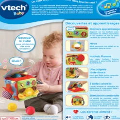 Cube interactif éveil sensoriel