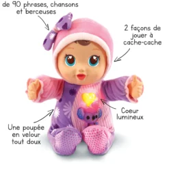 Emma joue à cache-cache