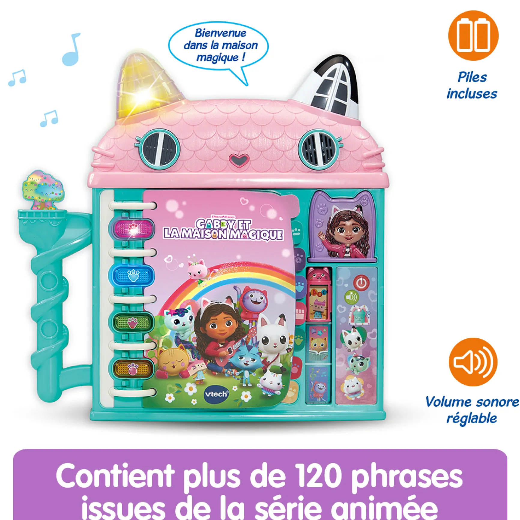 Gabby et la maison magique - La maison-livre éducative