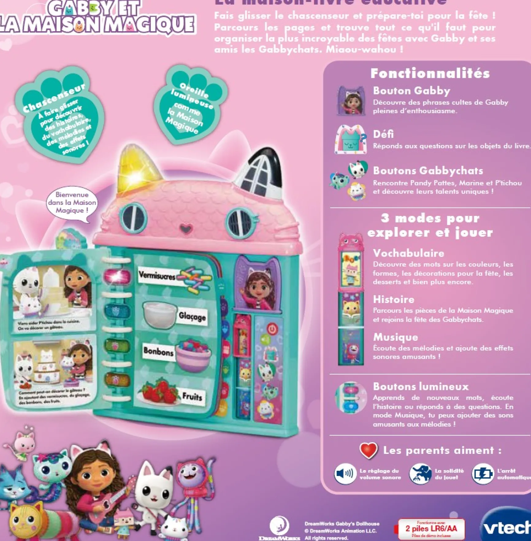Gabby et la maison magique - La maison-livre éducative