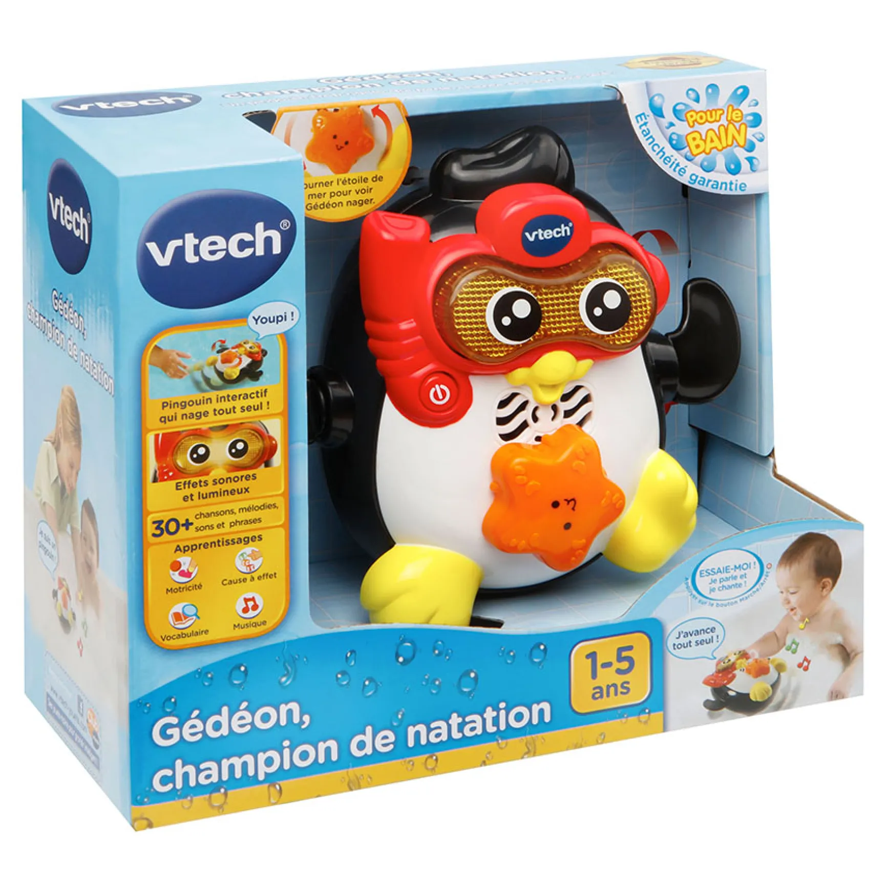Gédéon, champion de natation - jouet bain bébé