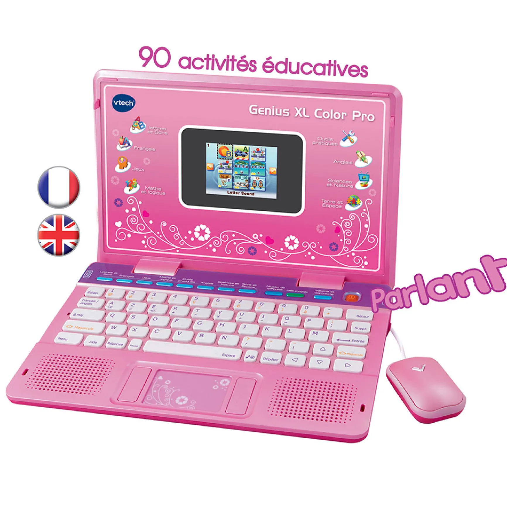 Genius XL Color Pro Bilingue Rose - Ordinateur éducatif