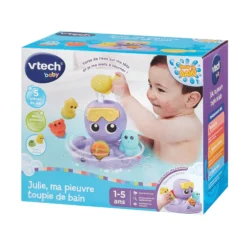 Julie, ma pieuvre toupie de bain