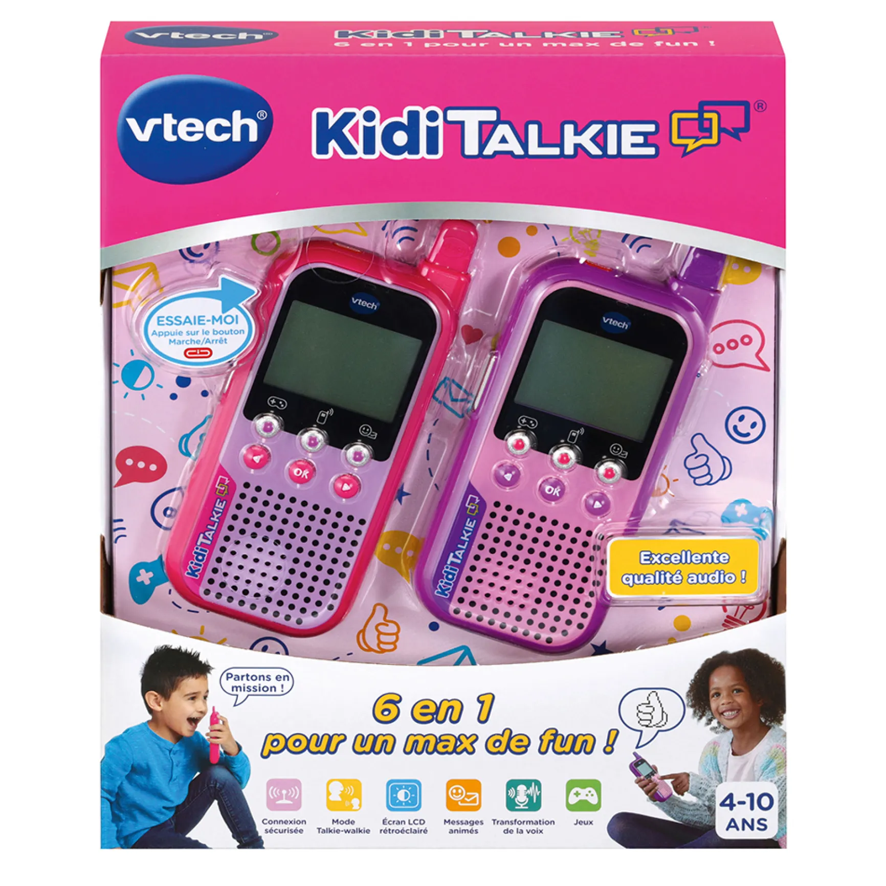 Kidi Talkie rose - talkies-walkies