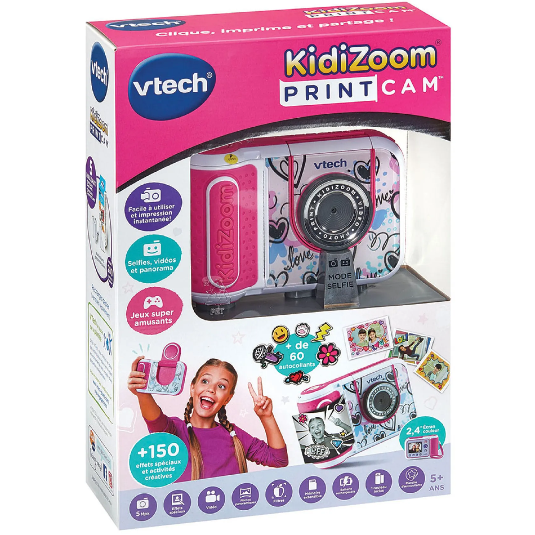 KidiZoom Print Cam rose