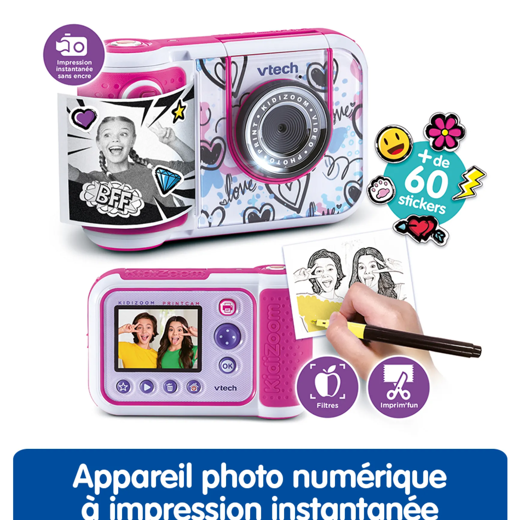 KidiZoom Print Cam rose