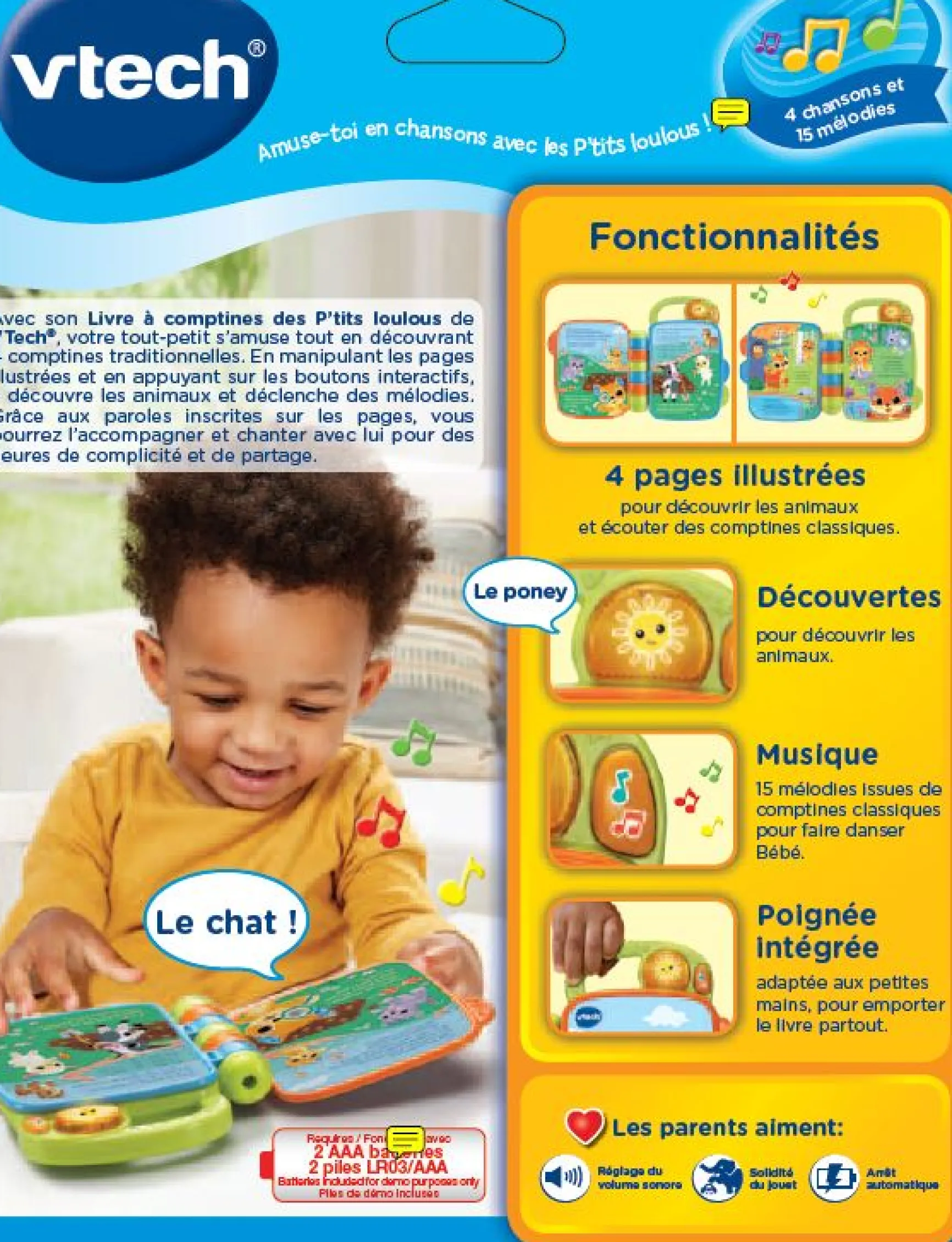 Livre à comptines des P'tits loulous