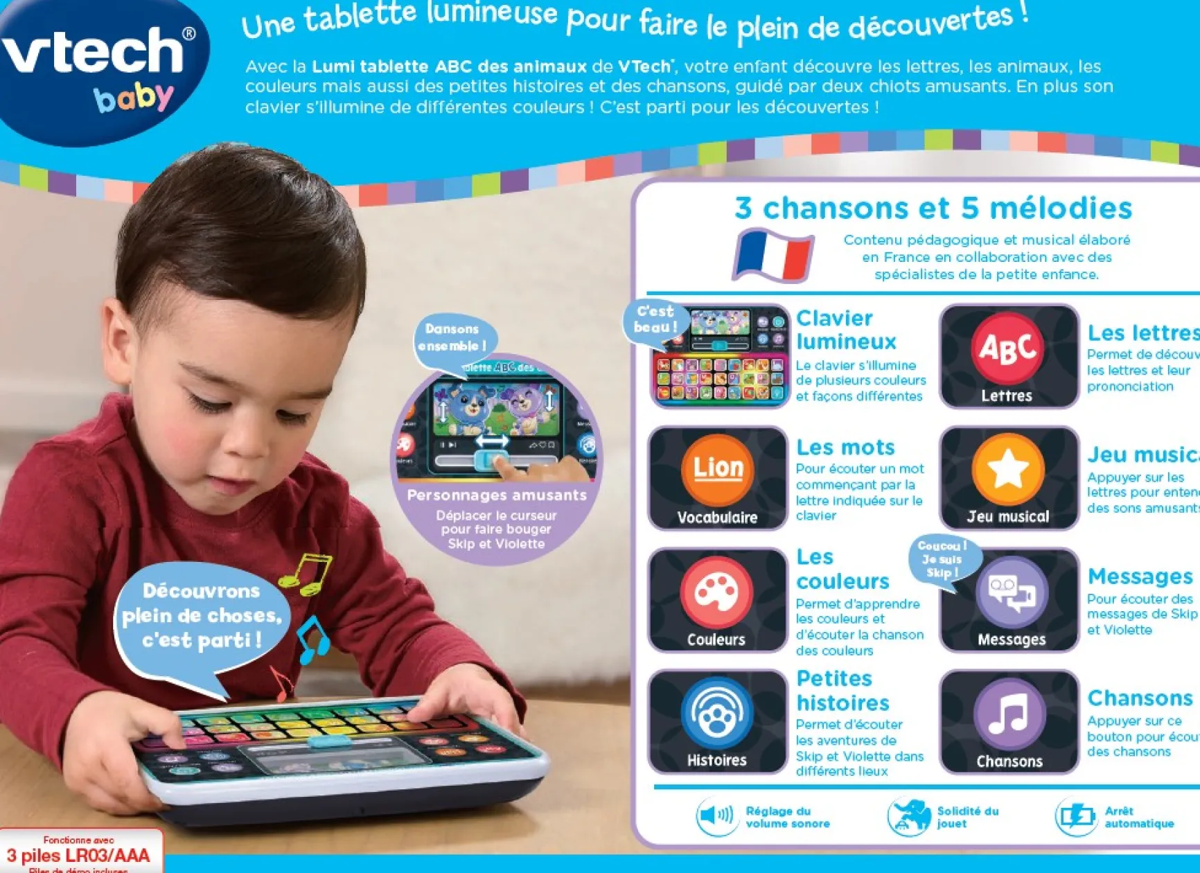 Lumi tablette ABC des animaux