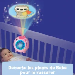 Lumi veilleuse nuit enchantée rose