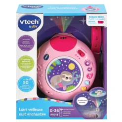 Lumi veilleuse nuit enchantée rose