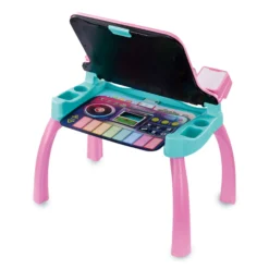 Magi bureau interactif et musical 6 en 1 - rose