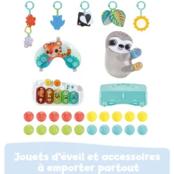 Maxi tapis d'éveil sensoriel 7 en 1