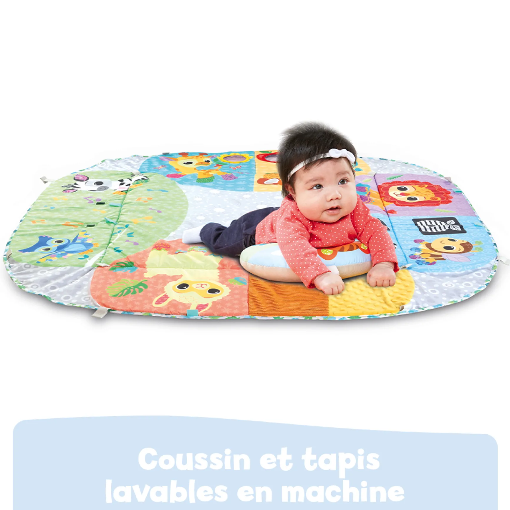 Maxi tapis d'éveil sensoriel 7 en 1