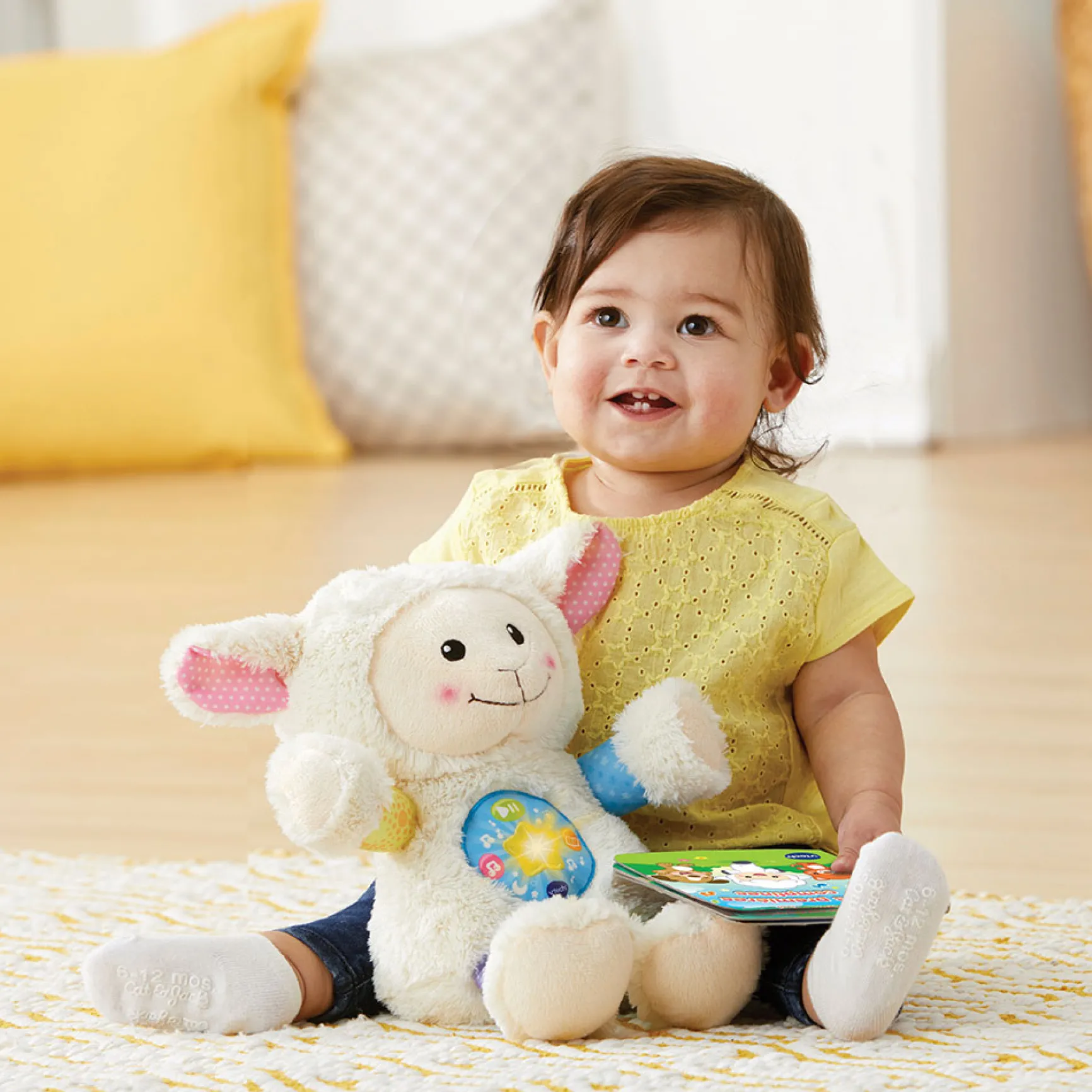 Mon mouton comptines câlines - peluche interactive