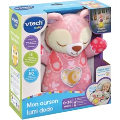Mon ourson lumi dodo rose