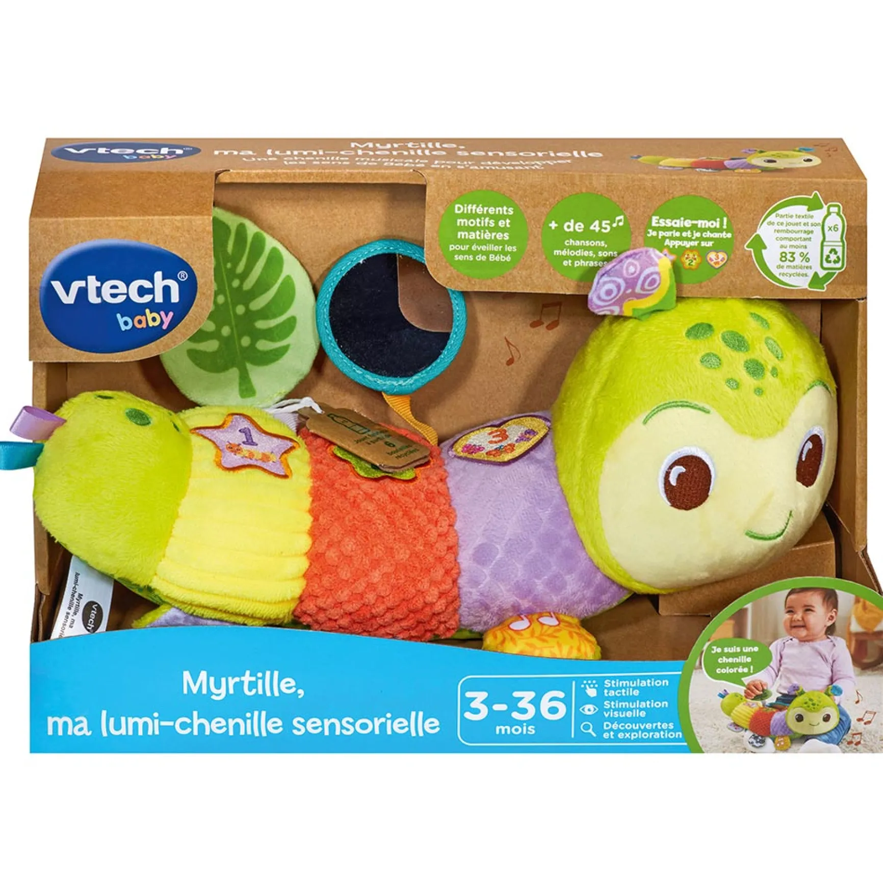 Myrtille, ma lumi-chenille sensorielle