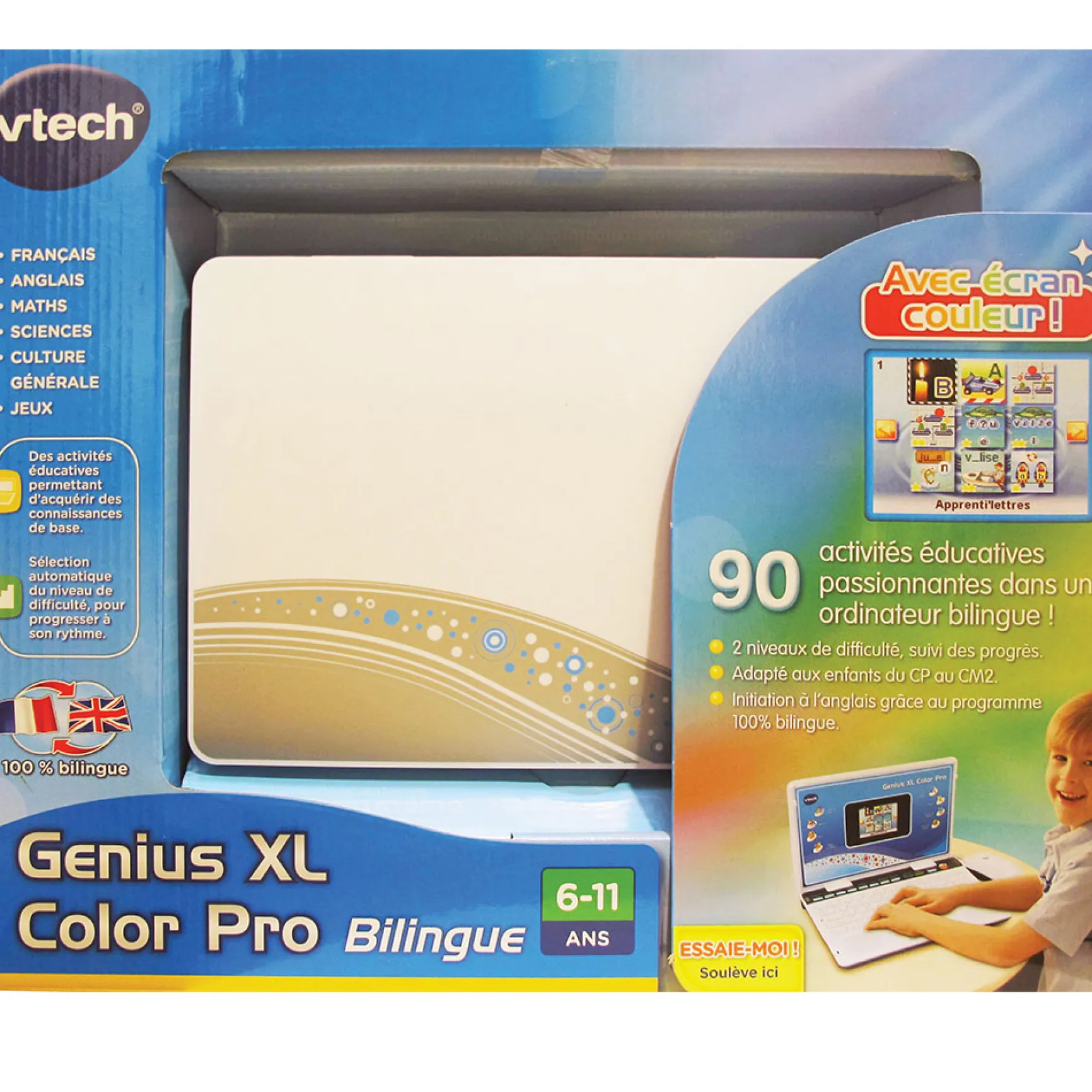 Ordinateur enfant Genius XL Color Pro Bilingue Silver