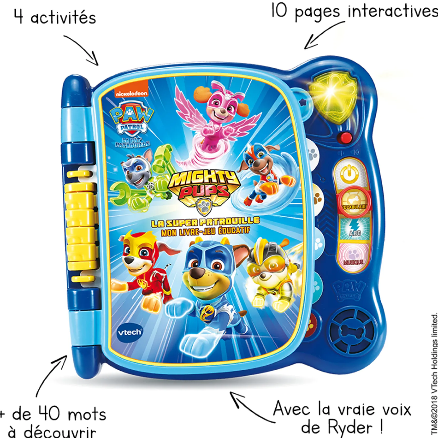Pat' Patrouille - Mon livre-jeu éducatif
