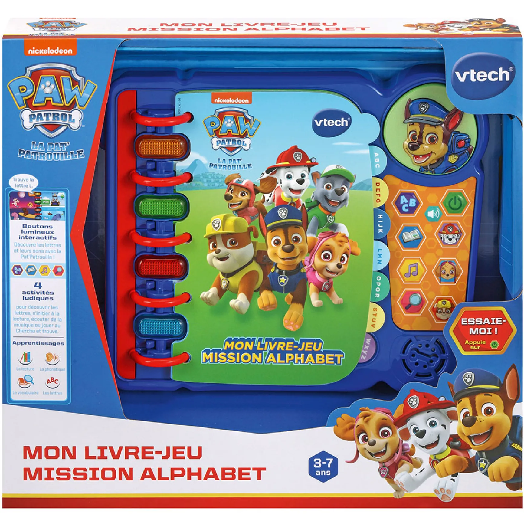 Pat'Patrouille - Mon livre-jeu Mission Alphabet