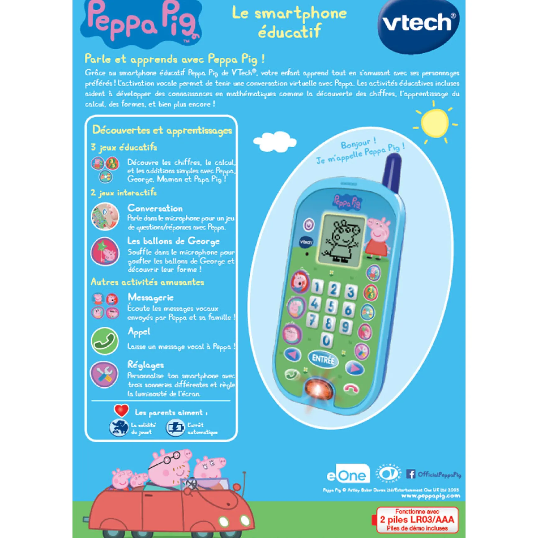 Peppa Pig - Le smartphone éducatif