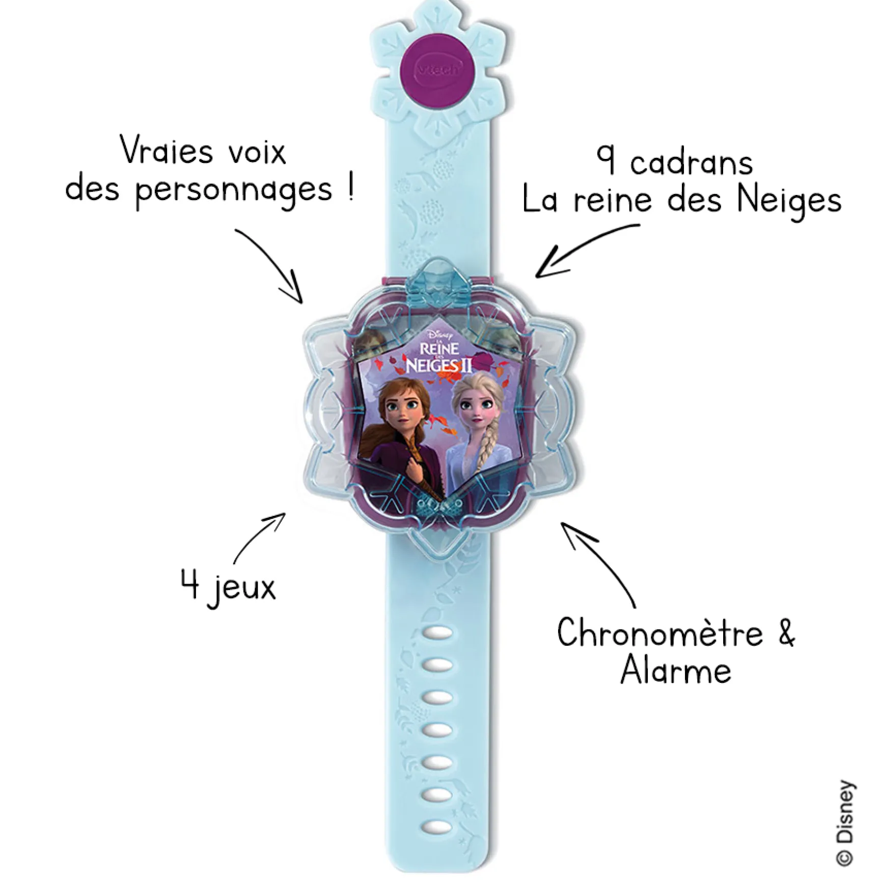 Reine des Neiges 2 - La montre-jeu interactive d'Elsa