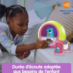 Story'Clock Ma conteuse-réveil - rose