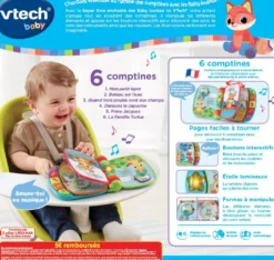 Super livre enchanté des Baby loulous bleu - livre interactif