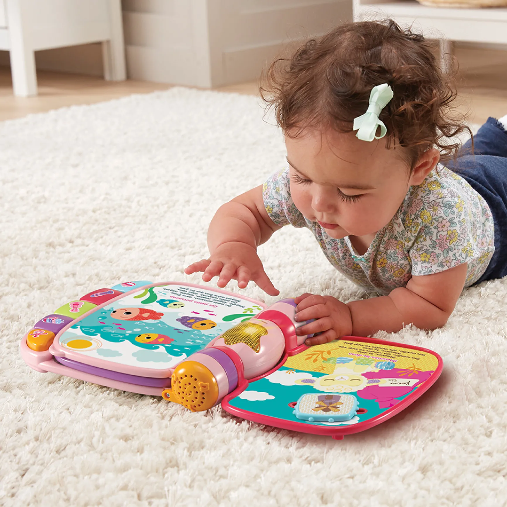 Super livre enchanté des Baby loulous rose