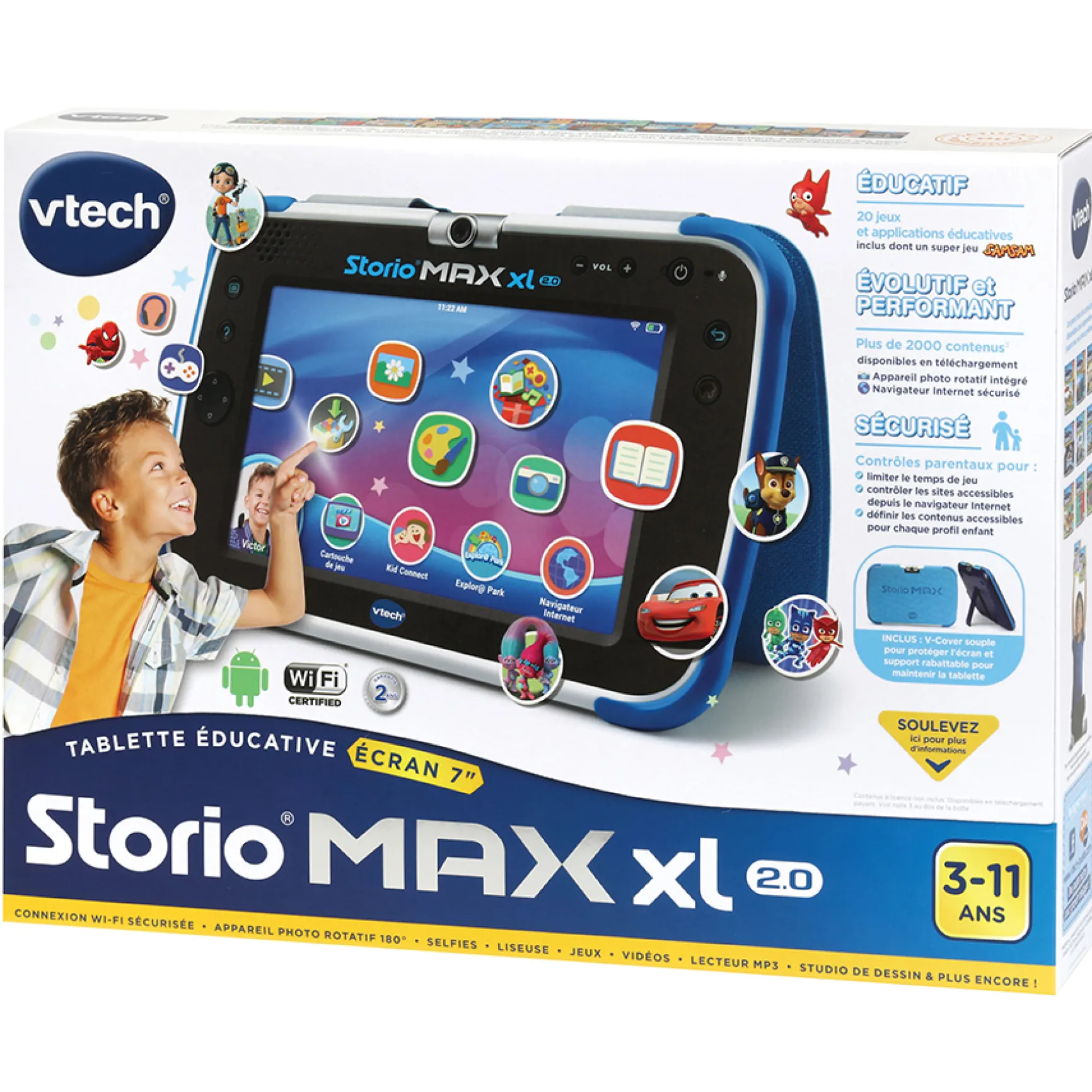 Tablette STORIO MAX XL 2.0 bleue