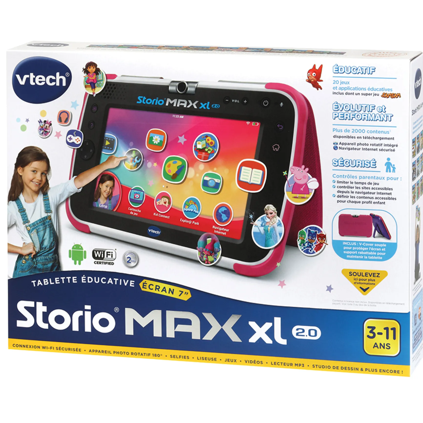 Tablette STORIO MAX XL 2.0 rose