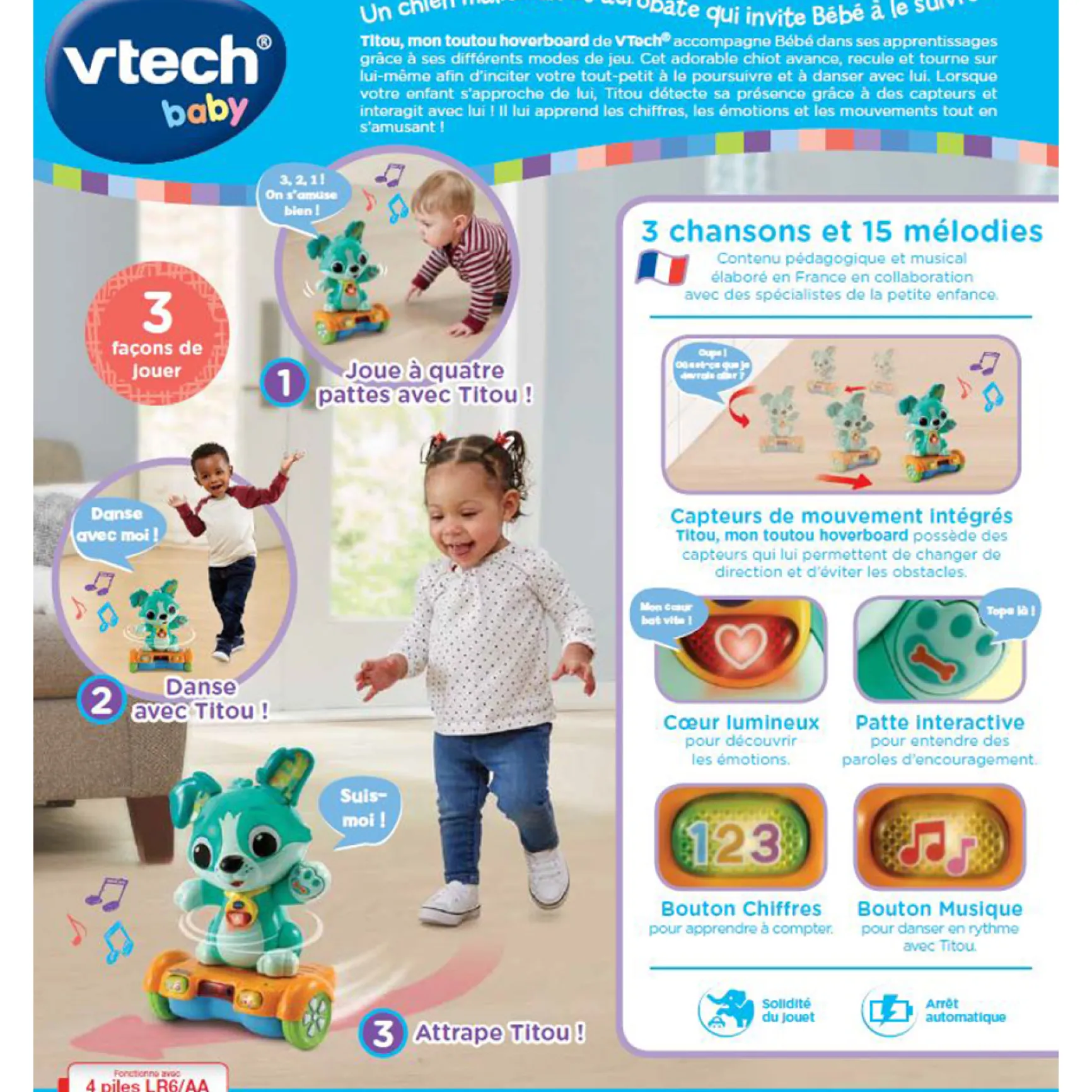Titou, mon toutou hoverboard- P'tits loulous