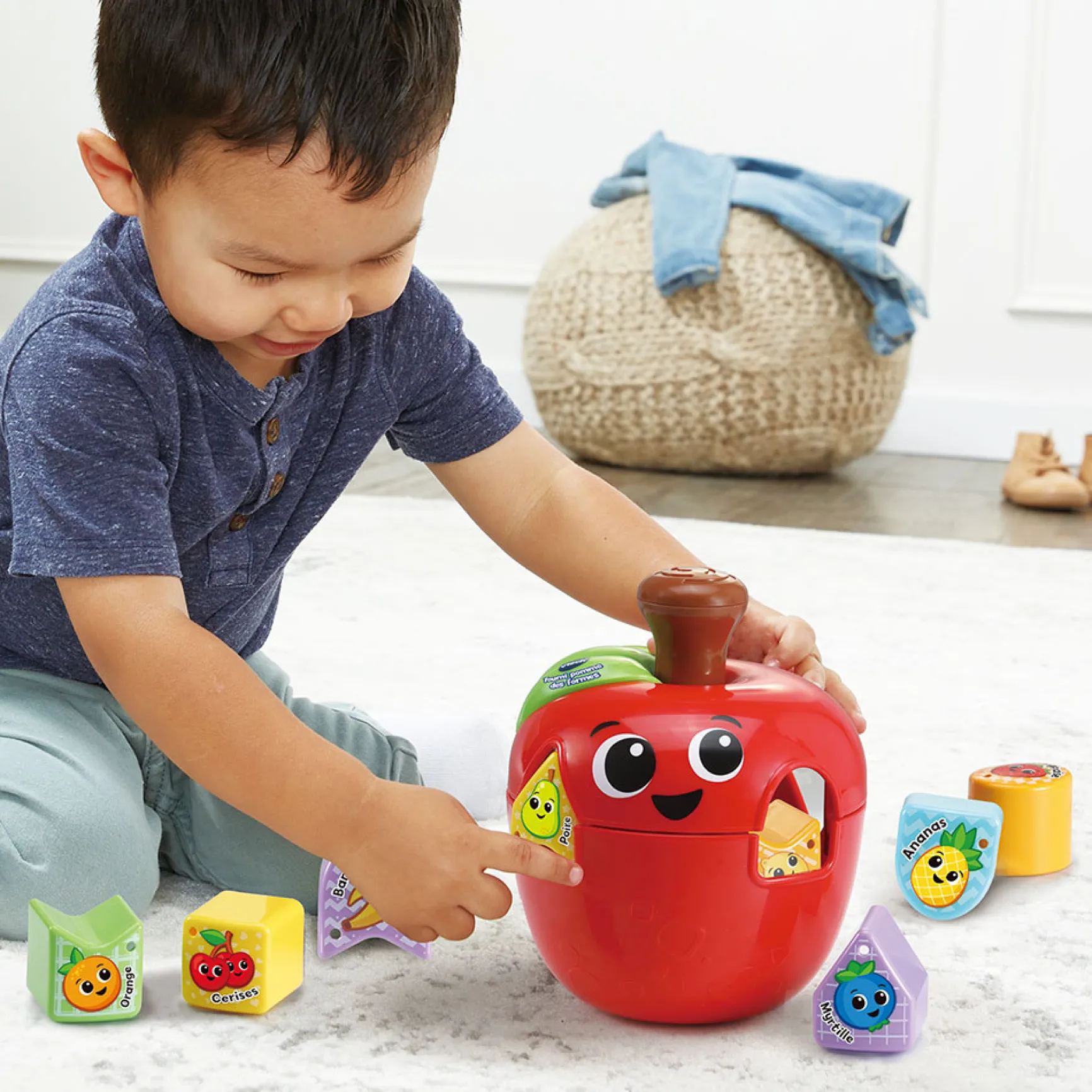 Tourni pomme des formes