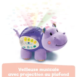 Veilleuse bébé Hippo Dodo Nuit Etoilée